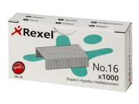 Rexel - Klamrar - 24/6, No. 16 - 6 mm - stål - silver - paket med 1000 - för Centor Gazelle Matador Meteor Office 56 Ulyssey