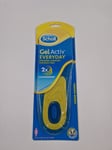 SCHOLL GEL ACTIV EVERYDAY COMFORT INSOLES PAIR WOMEN 3.5-7.5