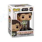 FUNKO POP! Vinylfigur: Star Wars: Mandalorian Holding Child 12 cm