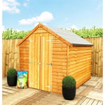 8 x 6 Overlap Apex Wooden Shed