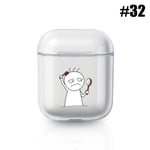 For Apple Airpods 2 / 1 Earphones Case Hard Pc 32