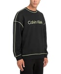 Calvin Klein Men Sweatshirt L/S Cotton, Black (Black), L