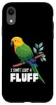 iPhone XR Green Cheek Conure Gifts, I Scream Conure, Conure Parrot Case