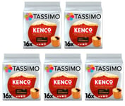 Tassimo Coffee Pods Kenco 100% Colombian 5 Packs (80 drinks)