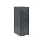 Arkivskåp BS Filing Classic Front - 132x42x62 cm, Färg Anthracite Grey