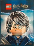 LEGO Harry Potter tinnboks. 4 aktivitetsbøker. 5 klistremerkeark. 1 Harry Potter minifigur