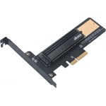 Akasa M.2 SSD till PCIe-adapterkort med heatsink-kylare