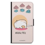 LG V10 Plånboksfodral - Yoga Cat Bridge Pose
