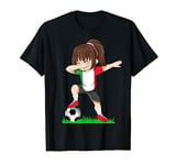 Soccer Italy Jersey Shirt Italian Flag Football Girls Dab T-Shirt