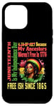 iPhone 14 Plus Juneteenth Free-Ish Since1865 4Th of July Black History Flag Case