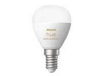 Philips Hue White ambiance - LED-glödlampa - form: P45 - E14 - 5.1 W - klass F - varmt till kallt vitt ljus - 2200-6500 K