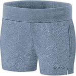 JAKO Basic Sweat Shorts Women's Shorts - Light Blue Mottled, 46