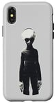 Coque pour iPhone X/XS Alien maigre de Bob | Image fixe vidéo du KGB Alien