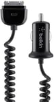 BELKIN Car Charger Coiled for iPhone 4 4s 3 3GS or iPad 3 2 1s & iPod F8J009CW