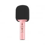 MaxLife MXBM-600 - Karaoke-Mikrofon med inbyggd högtalare, Rosa
