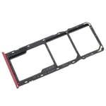 Dual SIM & SD Card Tray Holder Red For Realme 6i Replacement Part Repair UK