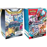 Pokémon TCG: Sword & Shield - Silver Tempest Booster Bundle, 6 Count (Pack of 1) & TCG: Scarlet & Violet—Paradox Rift Booster Bundle (6 Booster Packs)