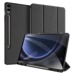 Samsung Galaxy Tab S9 FE Plus - DUX DUCIS Domo Series Tri-Fold Smart fodral Svart