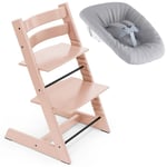 Stokke Tripp Trapp® chair - Serene pink + newborn set
