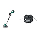 Bosch Cordless Grass Trimmer AdvancedGrassCut 36 (1 battery, 36 V system, in carton packaging) & Bosch F016800351 Refill and integrated line spool 6 m long Ø 1.6 mm line thickness for edge cutters