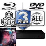 Panasonic Blu-ray Player DP-UB154 All Zone Code Free MultiRegion 4K Interstellar