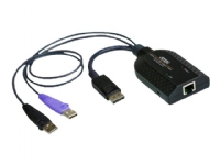 ATEN KA7169 DisplayPort USB Virtual Media KVM Adapter Cable with Smart Card Reader (CPU Module) - Förlängare för tangentbord/video/mus/USB