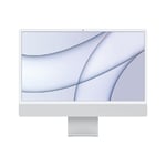 Apple iMac (4.5K Retina, 24-inch, 2021) 256GB, 8-Core GPU - Silver