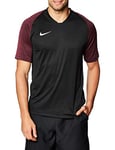 Nike Strike Jersey S/S Maillot Homme, Black/Vivid Pink/White, FR : XL (Taille Fabricant : XL)