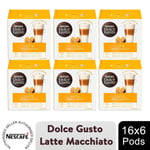 Nescafe Dolce Gusto Coffee Pods 6x Boxes / 96 Caps Latte Macchiato