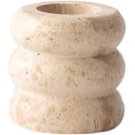 Travertine ljusstake (M)