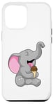 iPhone 14 Pro Max Elephant Waffle ice cream Case