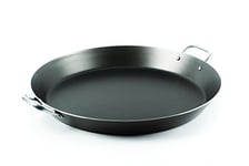 Domo Poêle à Paella en Aluminium 46 cm | Plat à Paella Anti adhésive Grande | Paella Valencienne pour 12 Personnes/Portions by Enjoy Cooking