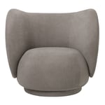 Rico Lounge Chair Brushed Warm Grey