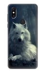 White Wolf Case Cover For Xiaomi Mi Mix 3