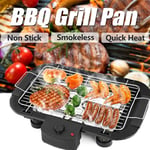 2000W ELECTRIC INDOOR BARBECUE HEALTH GRILL PORTABLE TABLETOP SMOKE REDUCING