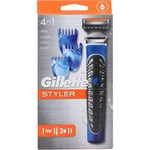 Gillette Styler 4 In 1 Face & Body Trimmer / Shaver - Battery Operated FREE POST