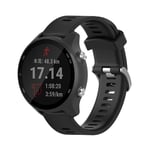 Silikonarmband Garmin Forerunner 245 Svart