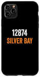 Coque pour iPhone 11 Pro Max Code postal Silver Bay 12874, déménagement vers 12874 Silver Bay