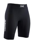 X-BIONIC Femme Invent 4.0 Run Speed Women Shorts, Opal Black/Arctic White, XL EU