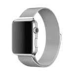 Apple Watch Metall reim for 4/5/6/SE 44 mm & 1/2/3 42 mm - Sølv