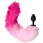 Icon Brands Foxy Tail Buttplug - Ljusrosa