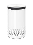 Brabantia Laundry Bin 60-Litre With Removable Laundry Bag - White