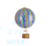Resor Ljus luftballong blå/guld