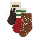 Konges Sløjd 3pk Christmas socks – christmas - 17-18