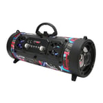 Portable Wireless Speaker Novelty Graffiti RGB Boombox LED Loud
