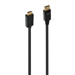 Câble DisplayPort mâle vers HDMI mâle 4K Accsup 1,5 m Noir