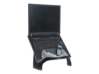 Fellowes Smart Suites Laptop Riser - Support pour ordinateur portable - avec concentrateur USB 4 ports - gris, noir