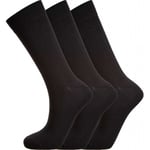Endurance Classic Bambus Strumpor Svart 3-pack - Strumpa stl. 42-47