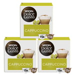 Nescafe Dolce Gusto Cappuccino Magnum Pack 90 Coffee Pods (45 Drinks)