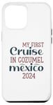 iPhone 15 Pro Max Funny This is My First Cruise in Cozumel Mexico 2024 Lover Case